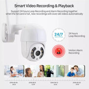 Wireless WiFi Surveillance Camera Dual Light Source AI Smart